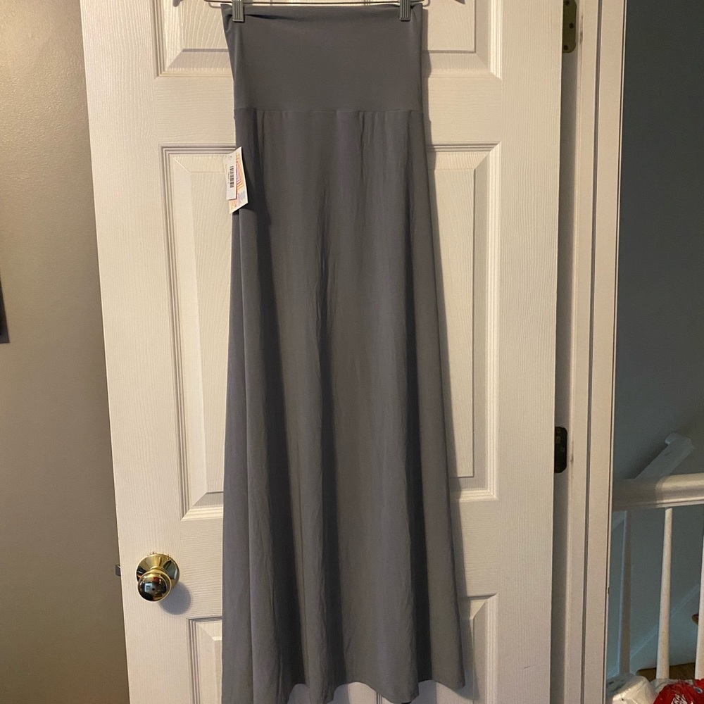 Grey Maxi Skirt